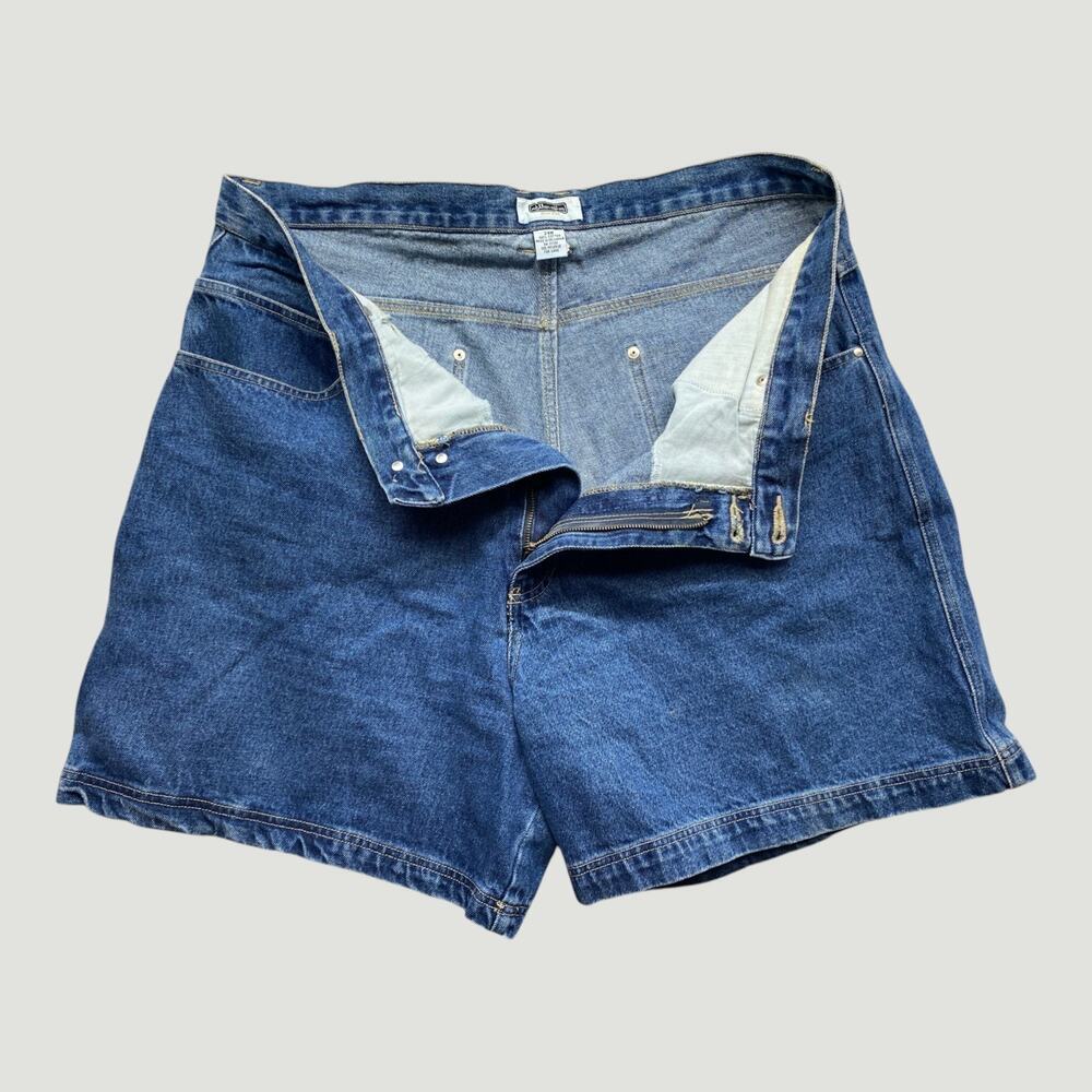 Xhilaration Carpenter Denim Shorts 24W Women’s Plus Blue Workwear Utility - Picture 5 of 5